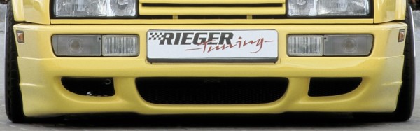 Rieger  predný podnárazník -  VW Corrado (53I) , plast ABS, 
vrátane- hliniková mriežka, Certifikát,montážne vybavenie