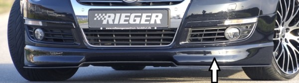 Rieger  predný spoiler -  VW Passat (3C) , plast ABS, 
vrátane-montážne vybavenie,