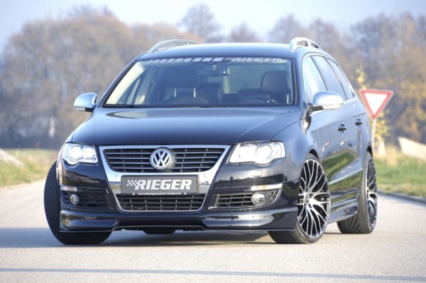 Rieger  predný spoiler -  VW Passat (3C) , plast ABS, 
vrátane-montážne vybavenie, – Obrázok 3
