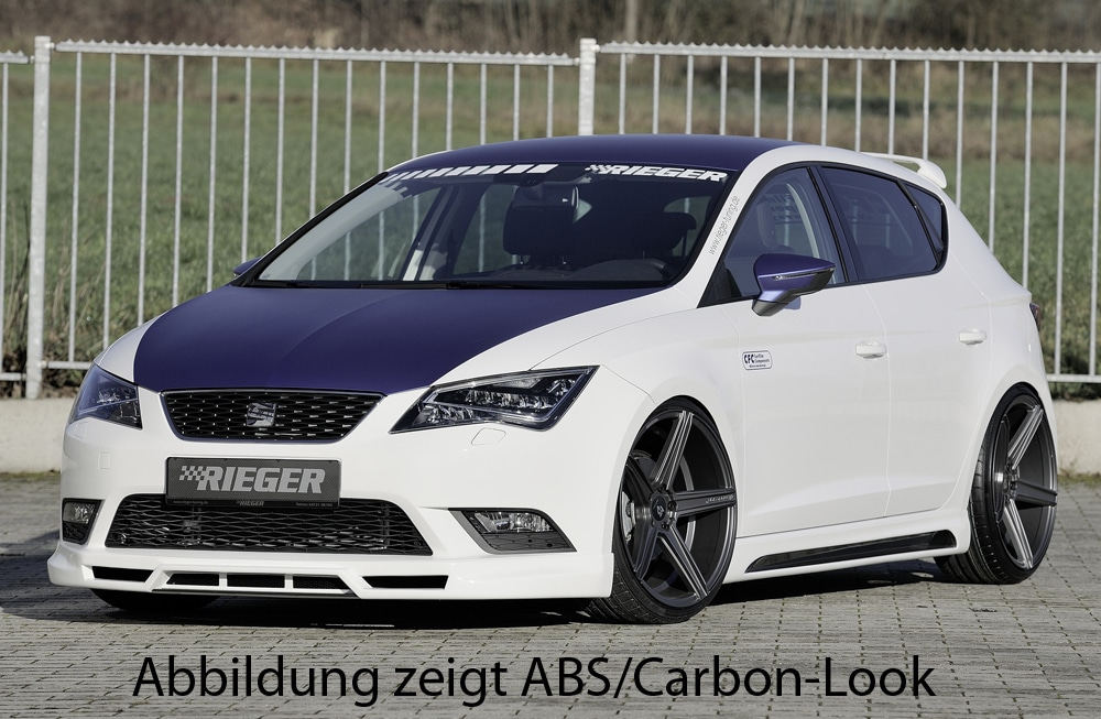 Rieger nádstavce prahov - Seat Leon (5F) , Pravá strana s priehlbinou, s otvorom,, plast ABS,
vrátane- hliniková mriežka,montážne vybavenie, Certifikát – Obrázok 4