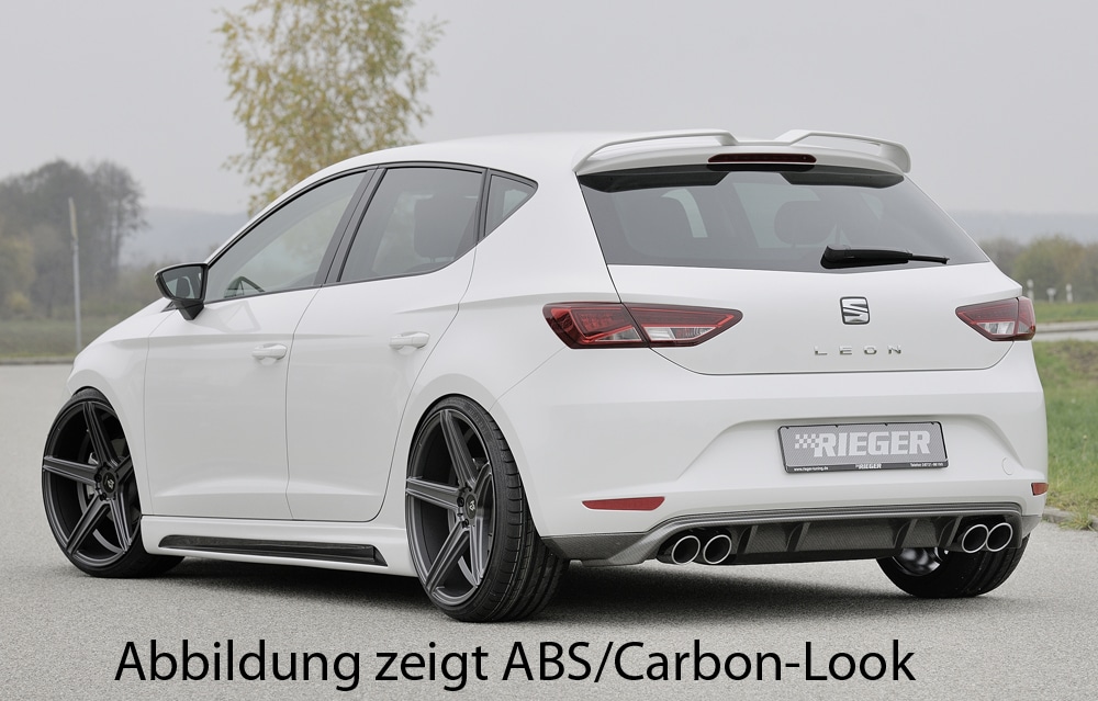 Rieger nádstavce prahov - Seat Leon (5F) , Pravá strana s priehlbinou, s otvorom,, plast ABS,
vrátane- hliniková mriežka,montážne vybavenie, Certifikát – Obrázok 5