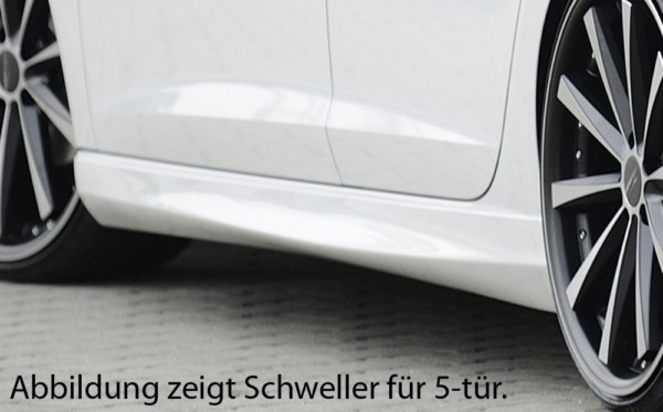 Rieger  nádstavce prahov -  Seat Leon (5F) , Pravá strana plast ABS, 
vrátane-montážne vybavenie, Certifikát – Obrázok 6