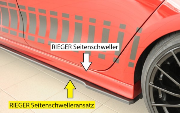 Rieger  bočné difúzory prahov -  Seat Leon (KL) , Ľavá strana, pre RIEGER-nádstavce prahov, plast ABS, 
vrátane-montážne vybavenie, Certifikát – Obrázok 3