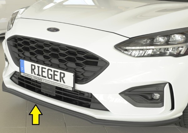 Rieger  spoiler predneho nárazníka -  pred Focus 4 (DEH) , pre original  nárazník, plast ABS, Pre vozidlá s ST-Line, 
vrátane-montážne vybavenie,