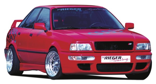 Rieger  nádstavce prahov -  Audi 80 Type B4 , Pravá strana plast ABS, 
vrátane- Certifikát,montážne vybavenie – Obrázok 3