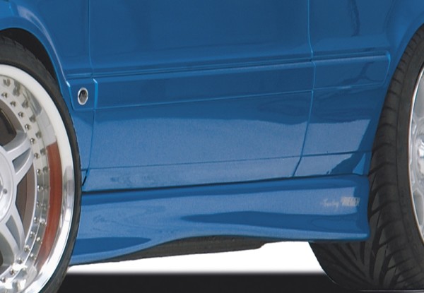 Rieger  nádstavce prahov -  Audi 80 Type 89 , Ľavá strana, plast ABS, 
vrátane- Certifikát,montážne vybavenie