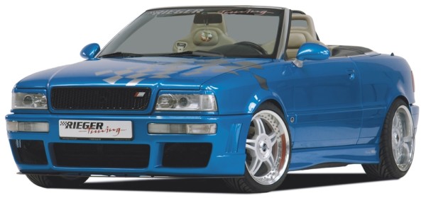 Rieger  nádstavce prahov -  Audi 80 Type 89 , Pravá strana plast ABS, 
vrátane- Certifikát,montážne vybavenie – Obrázok 2