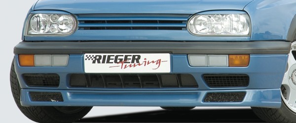 Rieger  predný spoiler -  VW Golf 3 , plast ABS, bez hliniková mriežka,
vrátane-montážne vybavenie,
