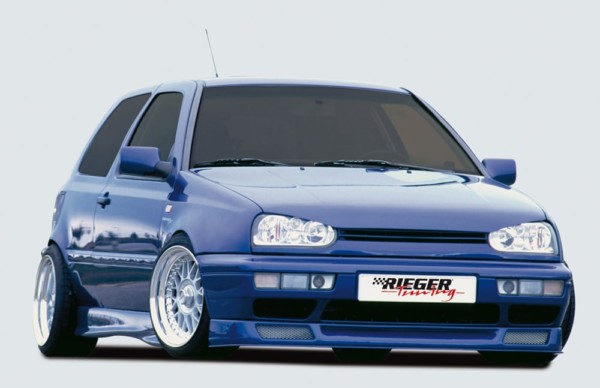 Rieger  predný spoiler -  VW Golf 3 , plast ABS, bez hliniková mriežka,
vrátane-montážne vybavenie, – Obrázok 2