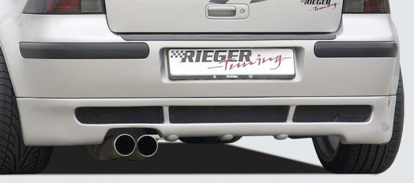 Rieger zadný podnárazník - VW Golf 4, ABS,
Hliníková mriežka, montážne príslušenstvo