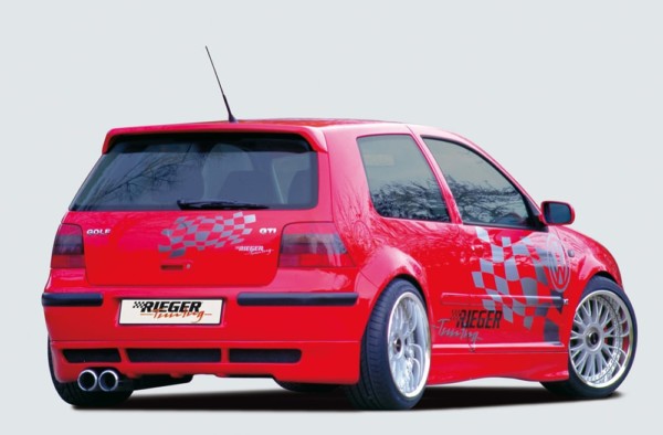 Rieger zadný podnárazník - VW Golf 4, ABS,
Hliníková mriežka, montážne príslušenstvo – Obrázok 2