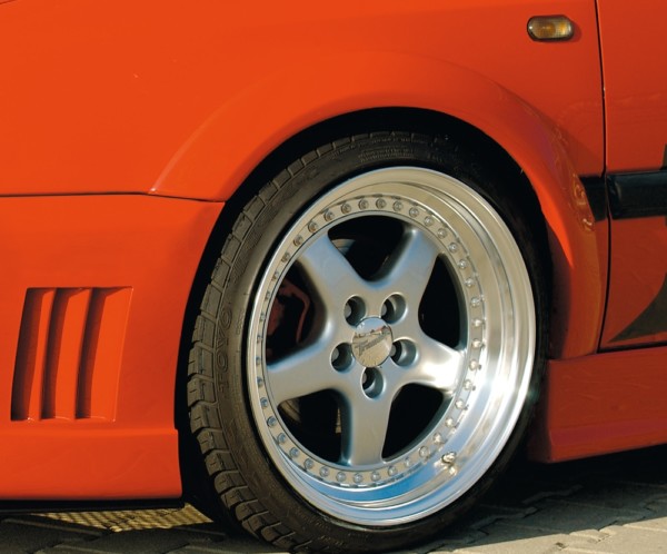 Rieger  podbeh kolesa -  VW Golf 3 , Pravá strana Ľavá strana, front, rear, plast ABS – Obrázok 2