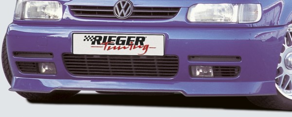 Rieger  predný spoiler -  VW Polo 4 (6N) , s interovaným splitrom, s styling package, plast ABS, 
vrátane- Certifikát,montážne vybavenie