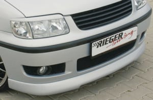 Rieger  predný spoiler -  VW Polo 4 (6N) , plast ABS, 
Certifikát,montážne vybavenie – Obrázok 3