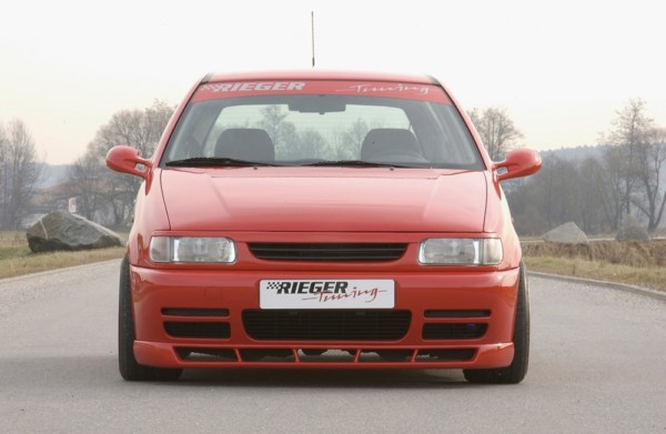 Rieger  predný spoiler -  VW Polo 4 (6N) , s styling package, plast ABS, 
vrátane- Certifikát,montážne vybavenie – Obrázok 3