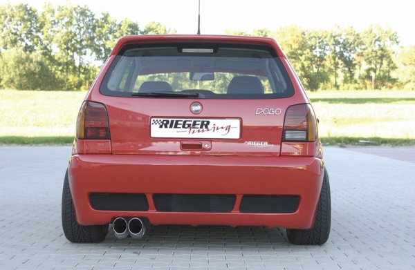 Rieger zadný nárazník -  VW Polo 4 (6N) , plast ABS, 
vrátane- hliniková mriežka, Certifikát – Obrázok 2