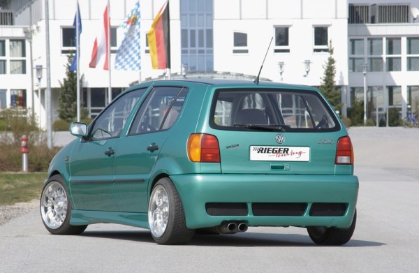 Rieger zadný nárazník -  VW Polo 4 (6N) , plast ABS, 
vrátane- hliniková mriežka, Certifikát – Obrázok 4