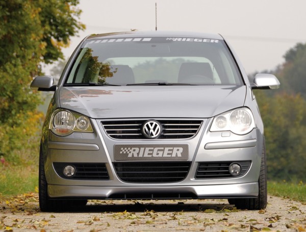 Rieger  predný spoiler -  VW Polo 5 (9N) , plast ABS, 
vrátane-montážne vybavenie, – Obrázok 3