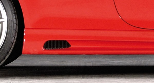 Rieger  nádstavce prahov -  Opel Astra H , Ľavá strana, s priehlbinou, s otvorom,, plast ABS, 
vrátane-montážne vybavenie, hliniková mriežka – Obrázok 3