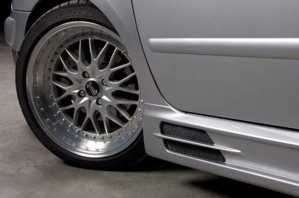 Rieger  nádstavce prahov -  Peugeot 307 , Pravá strana s priehlbinou a 2 otvormi, plast ABS, 
vrátane- hliniková mriežka, Certifikát,montážne vybavenie – Obrázok 2