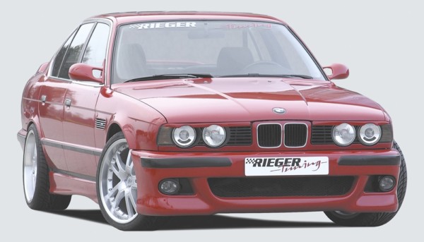Rieger  nádstavce prahov -  BMW 5-series E34 , Ľavá strana, plast ABS, 
vrátane- Certifikát,montážne vybavenie – Obrázok 3