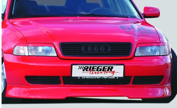 Rieger  predný spoiler -  Audi A4 (B5) , plast ABS, 
vrátane- Certifikát,montážne vybavenie – Obrázok 2
