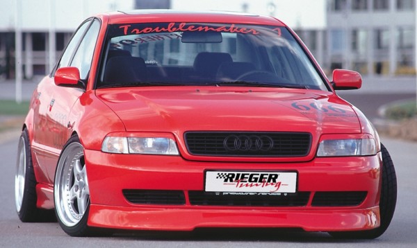 Rieger  predný spoiler -  Audi A4 (B5) , plast ABS, 
vrátane- Certifikát,montážne vybavenie – Obrázok 3