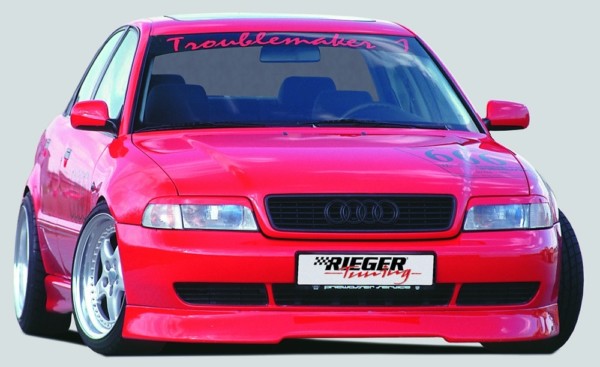 Rieger  predný spoiler -  Audi A4 (B5) , plast ABS, 
vrátane- Certifikát,montážne vybavenie – Obrázok 4