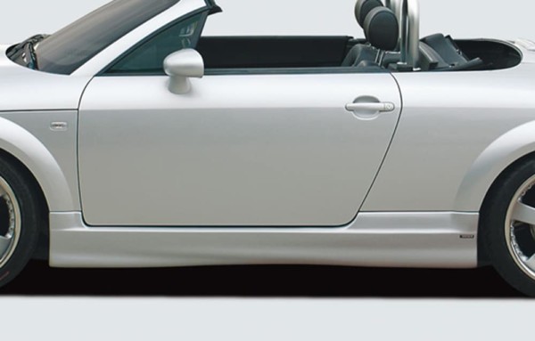 Rieger  nádstavce prahov -  Audi TT (8N) , Ľavá strana, plast ABS, 
vrátane- Certifikát,montážne vybavenie