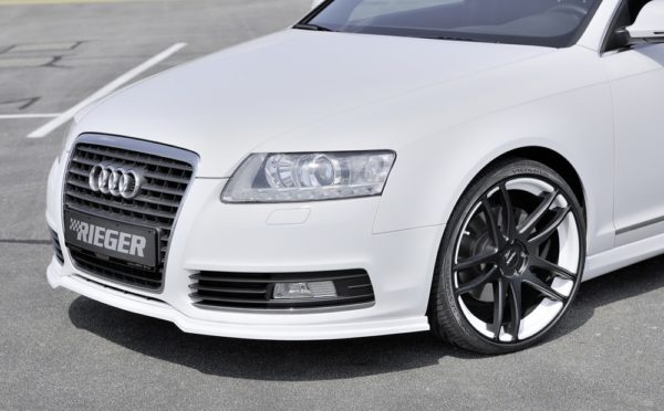 Rieger  predný spoiler -  Audi A6 (4F) , plast ABS, Pre vozidlá bez S-Line exterier, 
vrátane-montážne vybavenie, – Obrázok 3