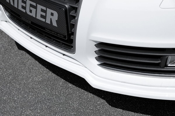 Rieger  predný spoiler -  Audi A6 (4F) , plast ABS, Pre vozidlá bez S-Line exterier, 
vrátane-montážne vybavenie, – Obrázok 4