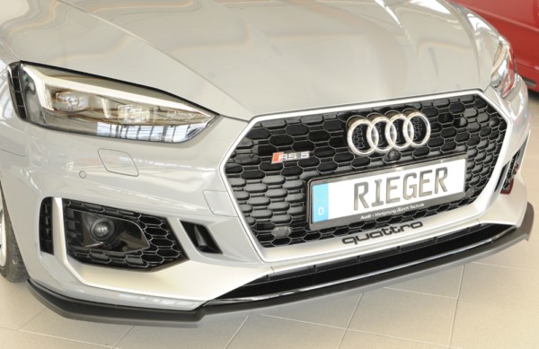 Rieger  splitter -  Audi RS5 (B9/F5) , pre original  nárazník, plast ABS, 
vrátane-montážne vybavenie, – Obrázok 5