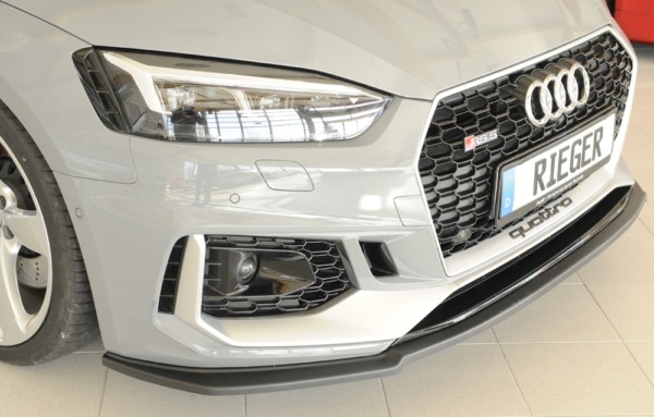 Rieger  splitter -  Audi RS5 (B9/F5) , pre original  nárazník, plast ABS, 
vrátane-montážne vybavenie, – Obrázok 6