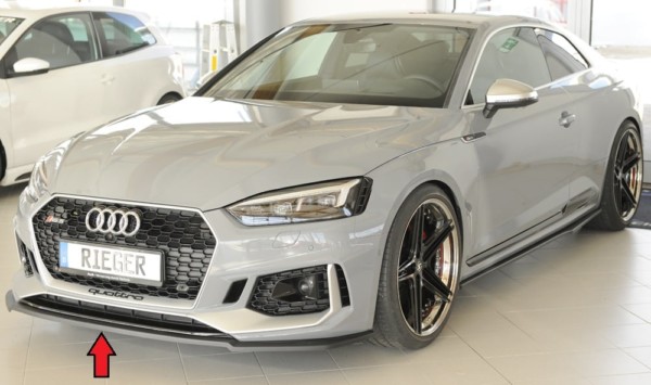 Rieger  splitter -  Audi RS5 (B9/F5) , pre original  nárazník, plast ABS, 
vrátane-montážne vybavenie, – Obrázok 8