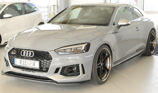 Rieger  splitter -  Audi RS5 (B9/F5) , pre original  nárazník, plast ABS, 
vrátane-montážne vybavenie, – Obrázok 9