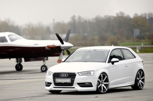 Rieger  predný spoiler -  Audi A3 (8V) , plast ABS, Pre vozidlá bez S-Line exterier, 
vrátane-montážne vybavenie, – Obrázok 6