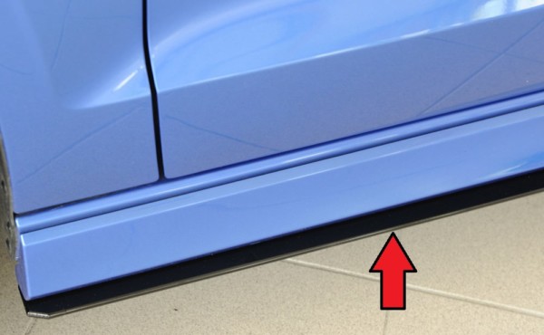 Rieger  bočné difúzory prahov -  Audi A3 (8V) , Ľavá strana, plast ABS, Pre vozidlá s S-Line exterier, 
vrátane-montážne vybavenie, Certifikát