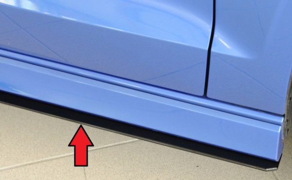 Rieger  bočné difúzory prahov -  Audi A3 (8V) , Pravá strana plast ABS, Pre vozidlá s S-Line exterier, 
vrátane-montážne vybavenie, Certifikát