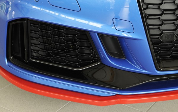 Rieger  splitter -  Audi RS3 (8V) , pre original  nárazník, plast ABS, 
vrátane-montážne vybavenie, – Obrázok 6