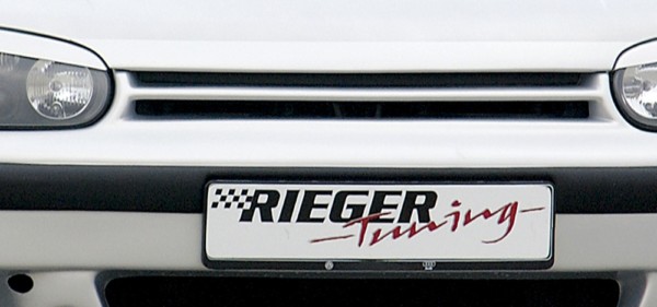 Rieger  Predĺženie kapoty -  VW Golf 4 , plast ABS, 
vrátane- Certifikát,montážne vybavenie