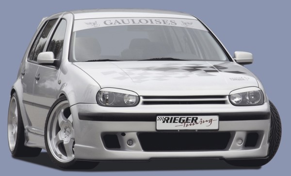Rieger  Predĺženie kapoty -  VW Golf 4 , plast ABS, 
vrátane- Certifikát,montážne vybavenie – Obrázok 2