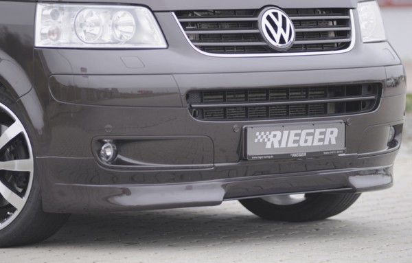 Rieger  predný spoiler -  VW T5 bus , plast ABS, 
vrátane-montážne vybavenie, – Obrázok 2