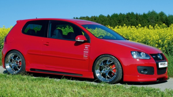 Rieger  predný spoiler -  VW Golf 5 , plast ABS, 
vrátane-montážne vybavenie, – Obrázok 4