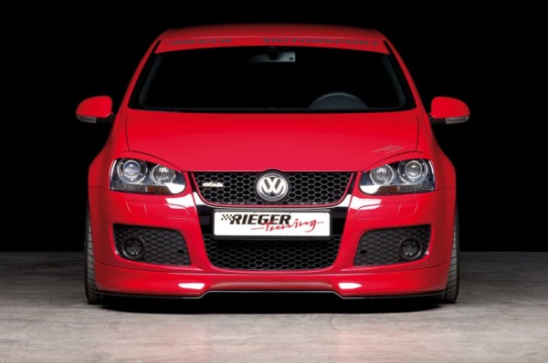 Rieger  predný spoiler -  VW Golf 5 , plast ABS, 
vrátane-montážne vybavenie, – Obrázok 5
