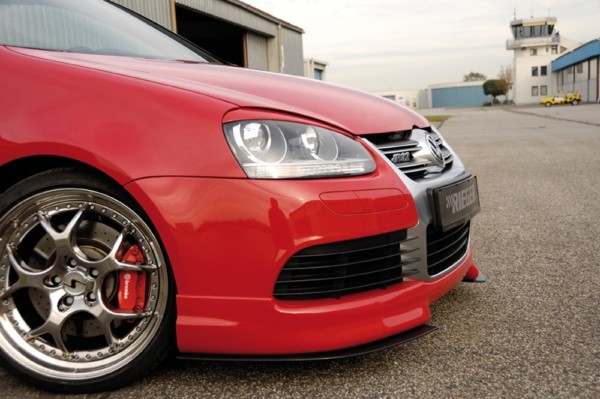 Rieger  predný spoiler -  VW Golf 5 , plast ABS, 
Montážne vybavenie, – Obrázok 2