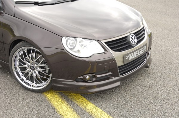 Rieger  predný spoiler -  VW Eos (1F) , plast ABS, 
vrátane-montážne vybavenie, – Obrázok 2