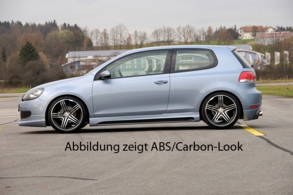 Rieger  nádstavce prahov -  VW Golf 6 , Ľavá strana, s priehlbinou, s otvorom,, plast ABS, 
vrátane-montážne vybavenie, hliniková mriežka, Certifikát – Obrázok 4