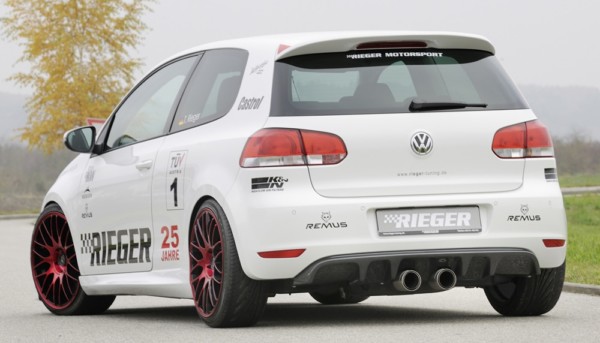 Rieger  nádstavce prahov -  VW Golf 6 , Pravá strana plast ABS, 
vrátane-montážne vybavenie, Certifikát – Obrázok 2
