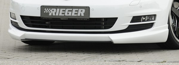 Rieger  predný spoiler -  VW Golf 7 , plast ABS, 
vrátane-montážne vybavenie, – Obrázok 5