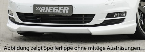 Rieger  predný spoiler -  VW Golf 7 , s additional lateral ribs, plast ABS, 
vrátane- hliniková mriežka,montážne vybavenie, – Obrázok 5